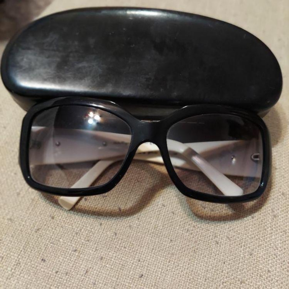 Salvatore Ferragamo White Jeweled Glasses